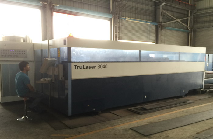 德國(guó)進(jìn)口激光切割--車間現(xiàn)場(chǎng)