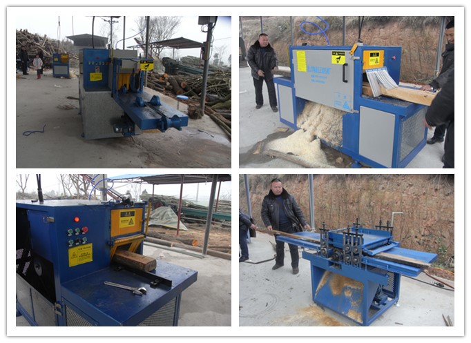 四川綿陽--原木多片鋸、方木多片鋸、清邊機工作圖