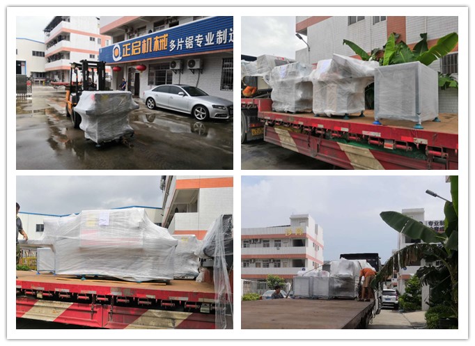 2018年8月發往貴州省黔東南州--原木多片鋸、清邊機、小型方木多片鋸