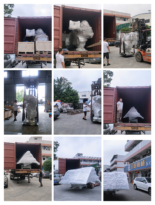 2023年4月14日發(fā)歐洲捷克裝柜-釘托盤ABB機器人、旋轉(zhuǎn)工作臺1個