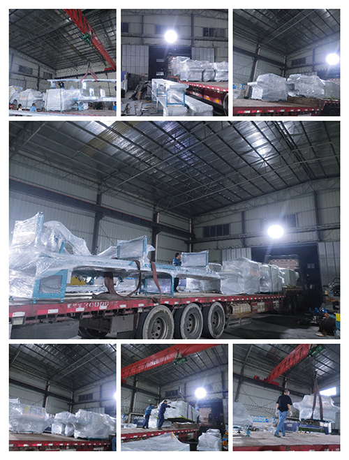 2023年5月17日發(fā)四川達州渠縣第一車-ZQ250圓木多片鋸、ZQ100方木多片鋸2臺、ZQ400清邊多片鋸2臺、自動出料架、自動進料架、圓木堆料架、