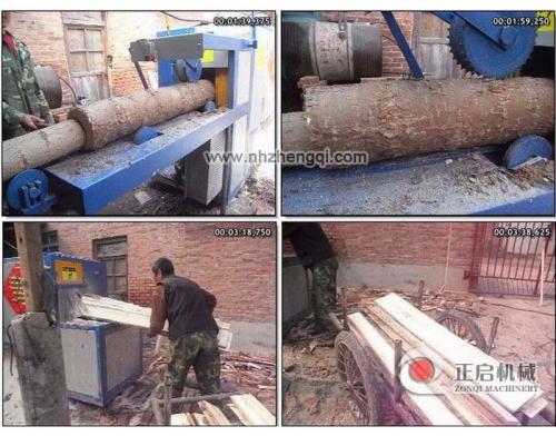 山西省晉中市榆次-鋸25圓揚木現場