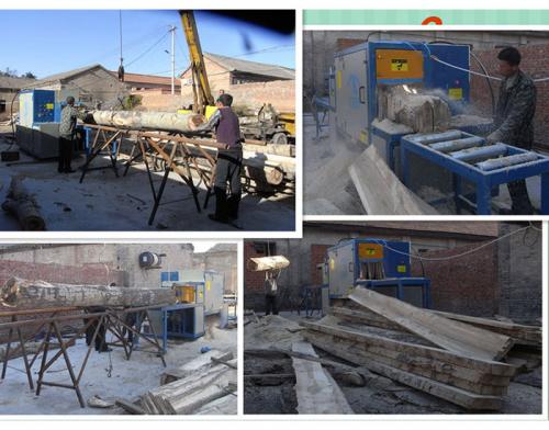 山西省-長治市-400圓木多片鋸-加工現場